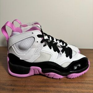 Nike Jordan Jumpman Two Trey Sneakers Shoes Pink DQ8431-105 5Y XLW / 6.5 Women